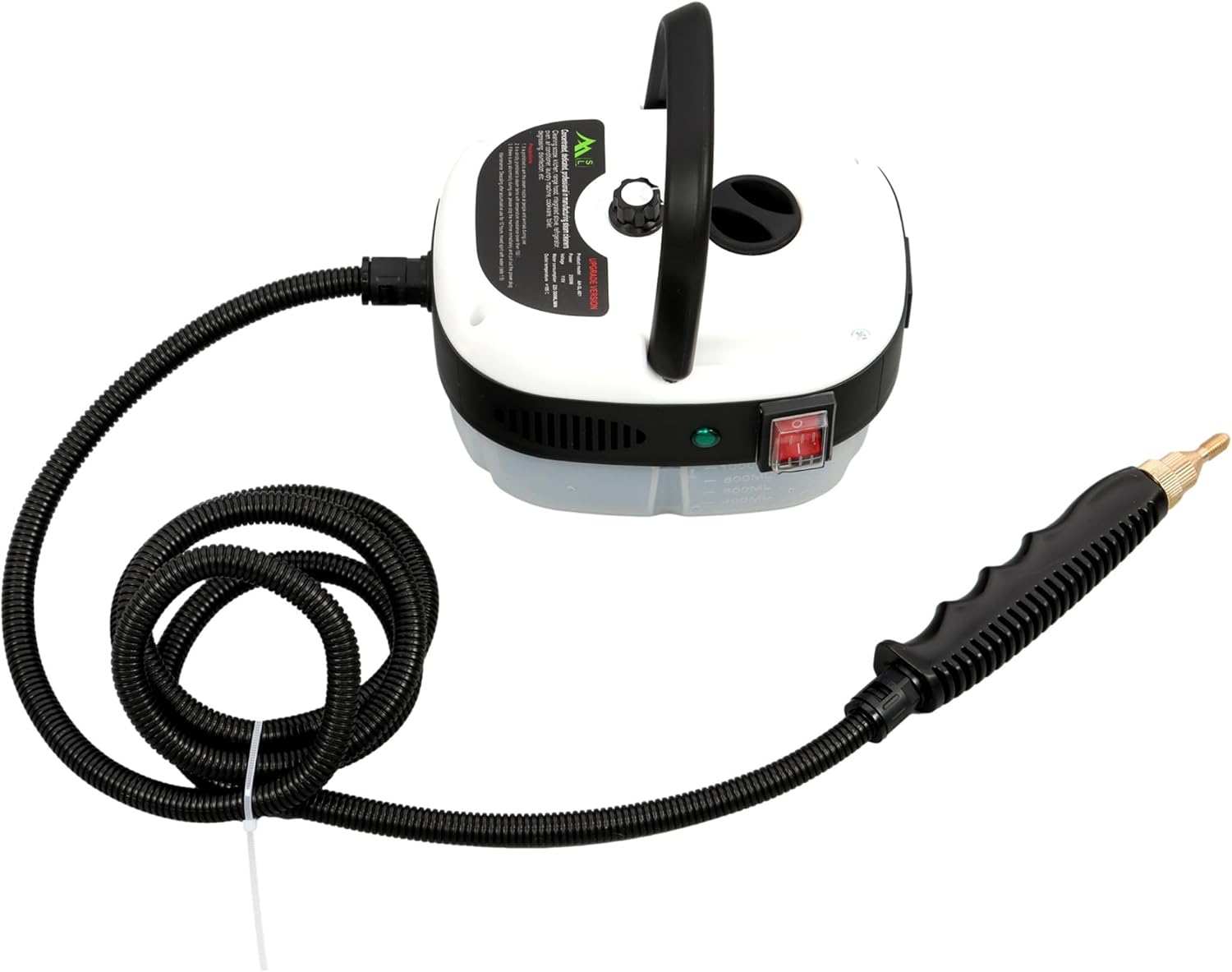 2500W Steam Cleaner Handheld 1000ml High Temp Pressurized Steam Machine 110V Portable for Car Interior, Home Deep Cleaning