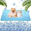 Cooling Mat for Dogs Cats, Dog Cooling Mat Pet Blanket Sofa Breathable Dog Cooling Pad Silk Soft Washable Cushion Puppy Kitten Pet Indoor/Outdoor