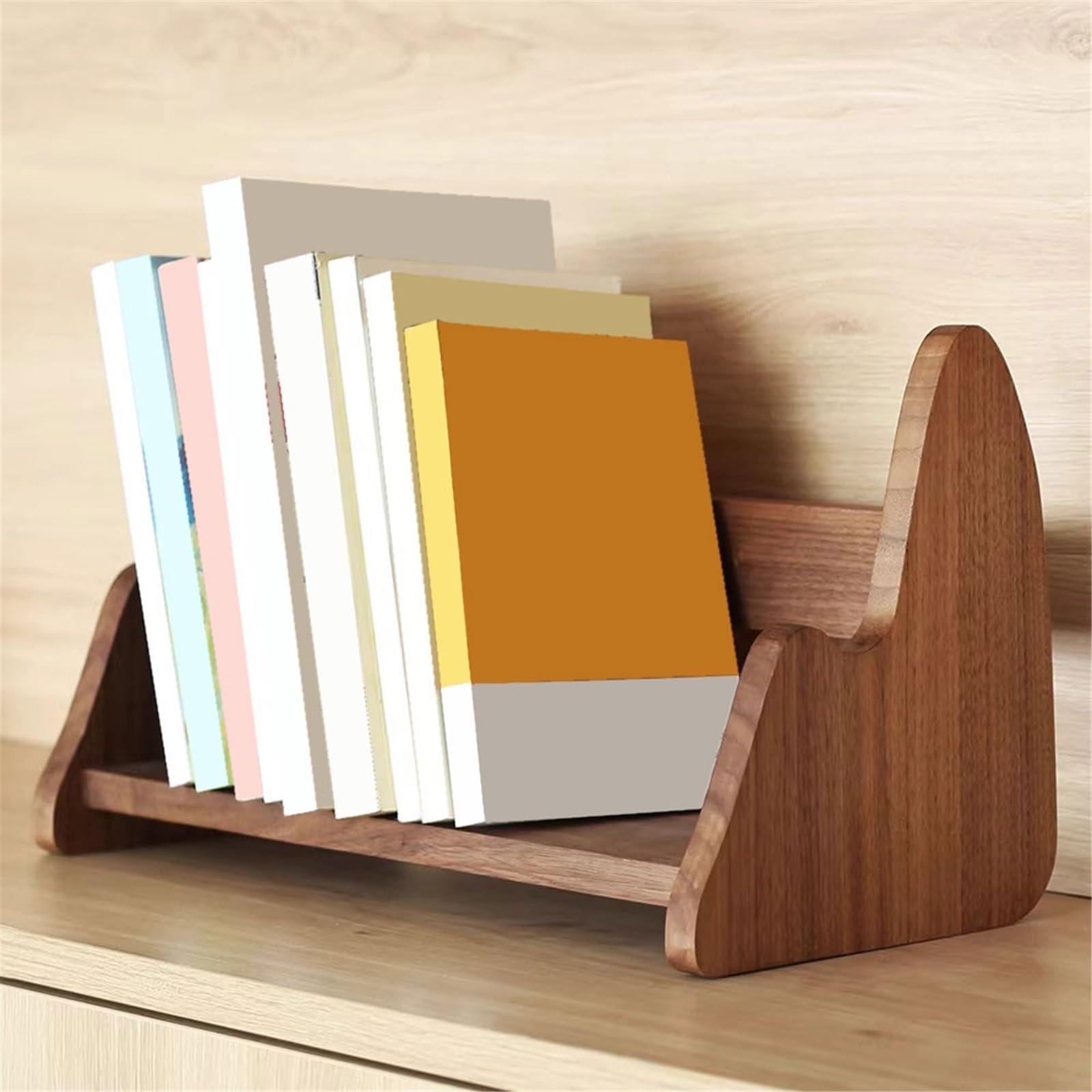 Meble do salonu biurowego Minimalizm Kreatywny regał na biurko, drewniany do przechowywania w domu biurowym Narożna półka