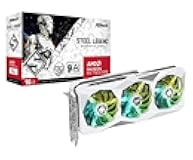 AMD Radeon RX 7900 GRE Steel Legend OC Graphics, 16GB, GDDR6, 256-Bit, White