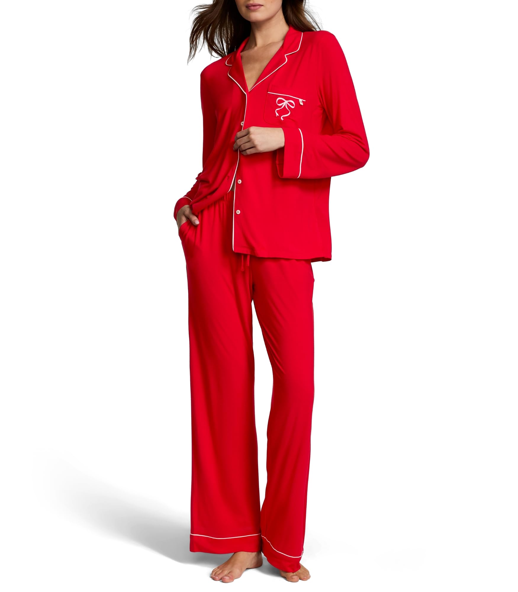 Victoria's Secret Modal Pajama Set, Long Sleeve Button Down Shirt and Pajama Pants, Sleepwear for Women (XS-XXL)