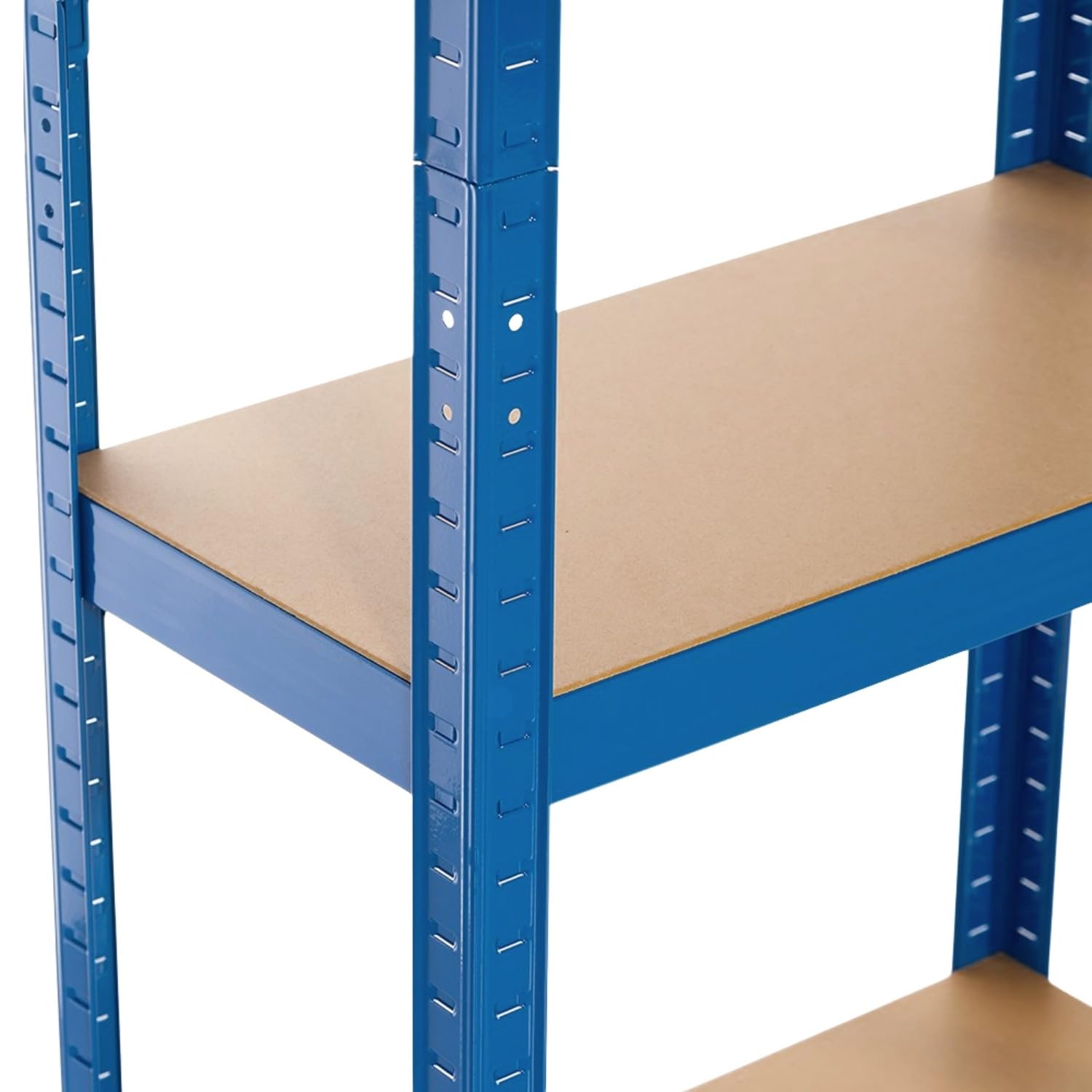 THINIA HOME Pack 2 Estanterías Metálicas con 4 Baldas Ajustables 148x60x30cm 240Kg