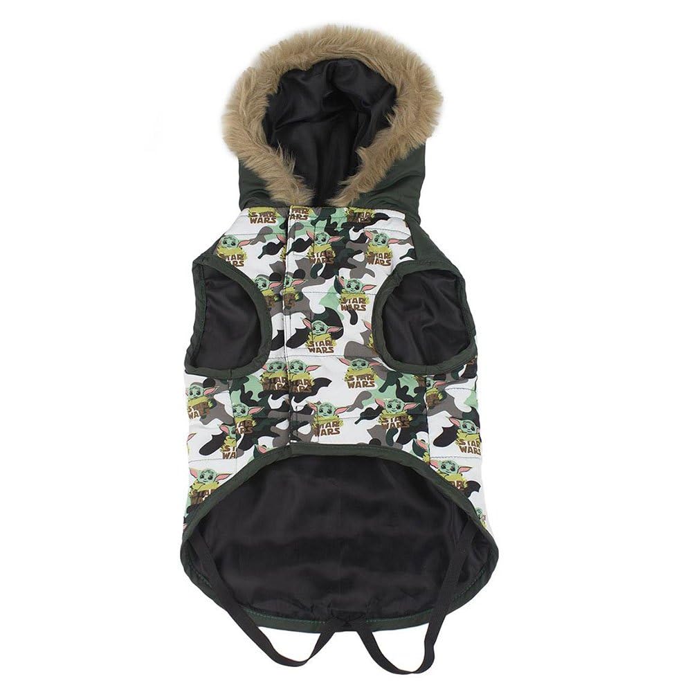 CERDÁ LIFEs LITTLE MOMENTS - For Fan Pets | Star Wars The Mandalorian Padded Coat - Officially Licensed by Star Wars®