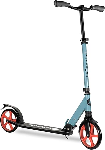 LaScoota Professional Scooter for Ages 6 Teens Adults I Lightweight Big Sturdy Wheels for Kids Teen and Adults A Foldable Kick Scooter for Indoor