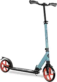 LaScoota Patinete para crianças a partir de 6 anos, adolescentes e adultos, rodas grandes de uretano resistentes de 20 cm. Guidão ajustável, leve, dobrável, carga máxima de 99,8 kg
