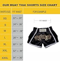 Vista 5 de Fluory - Pantalones cortos de lucha para muay thai, shorts de MMA, ropa de entrenamiento para lucha en jaula, grappling, artes marciales, kickboxing
