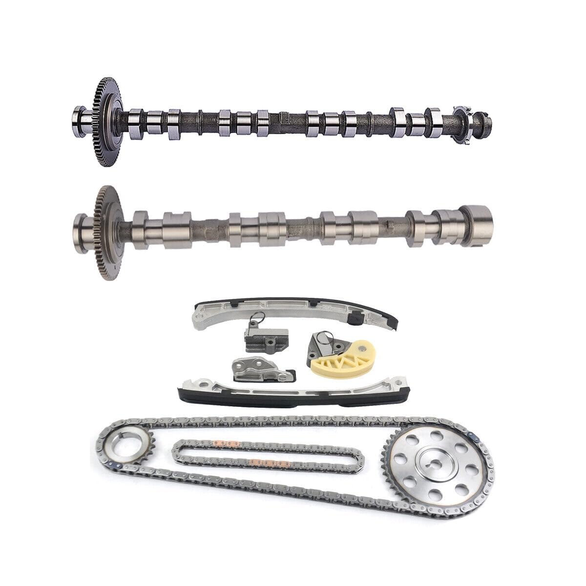 Set catena di distribuzione con albero a camme di aspirazione e scarico Compatibile con 3 6 CX-5 2.2 D1esel SKYACT1V-D HJ-31180 SH0312670A SH0211316 SH0112440 SH0112420