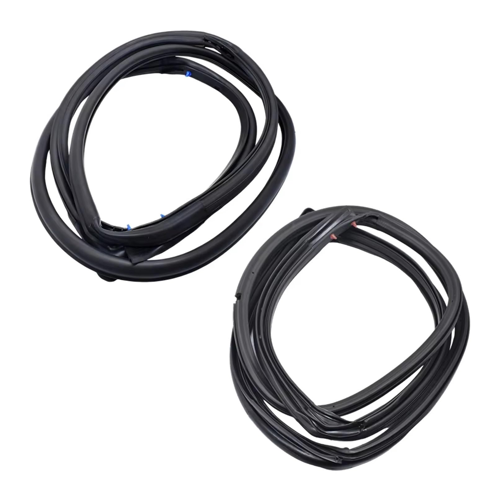Vamhhx One Color Car Rubber Sealing Strips For Jeep For Wrangler Jk 2007-2018 Car Accessories 2Piece Front Door Weatherstrip Seal Waterproof Windproof Rubber Strip 55395274Aw Car Door Rubber Seal