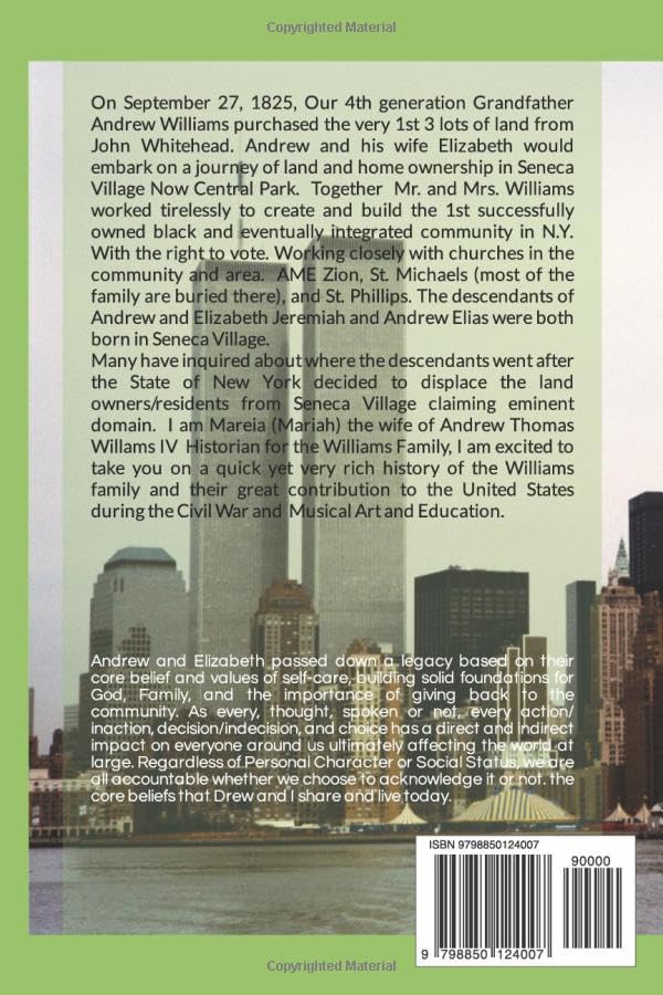 Miniatura 2 de The Williams Legacy A Journey from Seneca Village to Central Park New York Andrew Williams A Pioneer of Black Land Ownership and Leadership in 19th