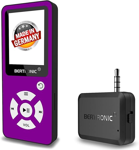 BERTRONIC Made in Germany Royal BC01 MP3Player mit Bluetooth Adapter