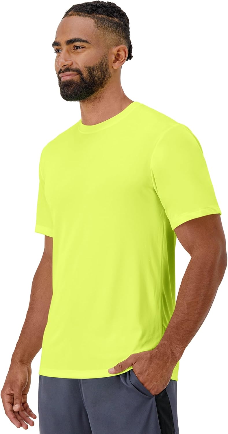 Hanes mens T-shirt Pack, Cool Dri Moisture-wicking Performance T-shirt, Performance Tee, 40+ Upf Protection, 2-pack - Image 2