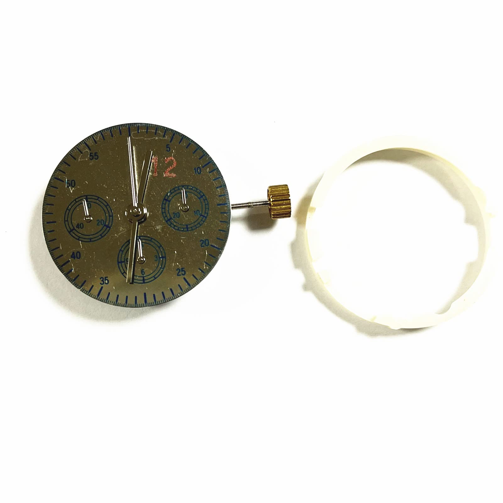 Piezas de Repuesto para Movimiento de Reloj automático de 27 Joyas 7753 7750 - Piezas de reparación de cronógrafos de precisión,