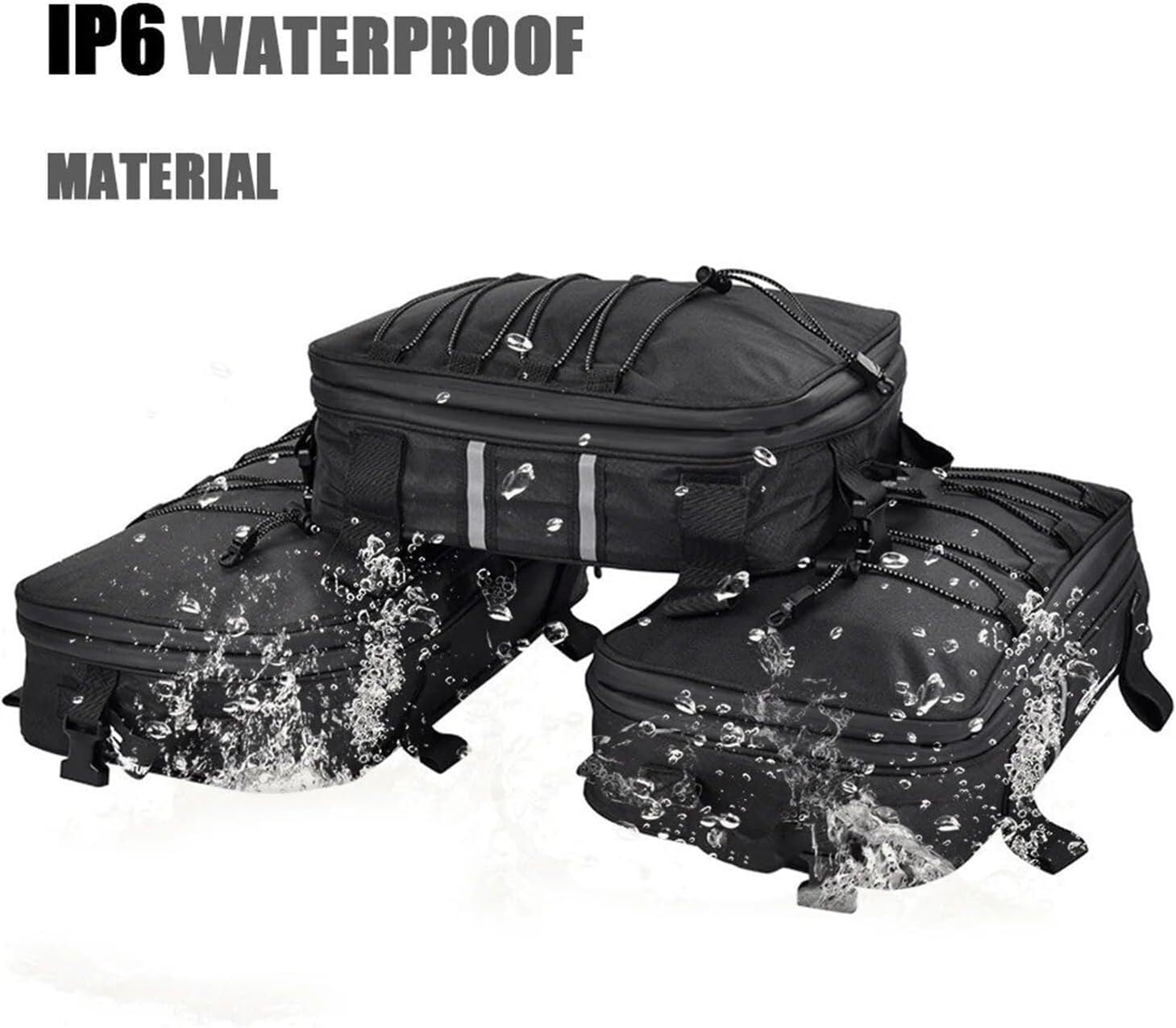 Bolsa De Sillín para BMW para R1200GS LC para Adventure GS para R1200 1250 Maleta Lateral para Motocicleta Vario Bolsa De Alforja Aluminio para Motor Asiento Moto(A Set Bag)