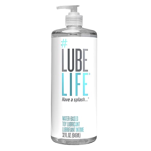 LubeLife Water Based Lube â Toy-Safe Personal Lubricant for Men, Women & Couples, Travel Size, Non-Staining, Easy Clean-Up, 32 Fl Oz - 32 Fl Oz (Pack of 1)