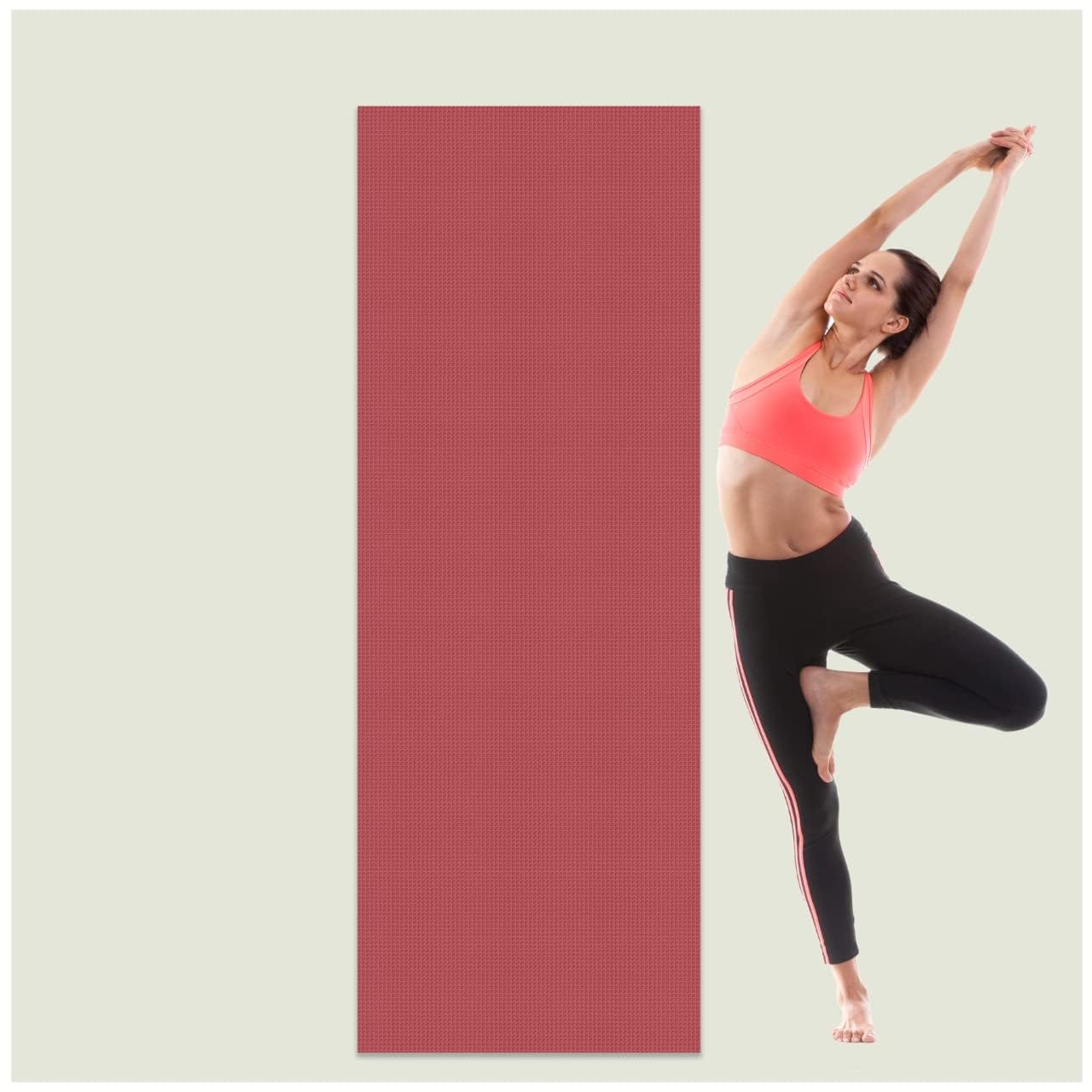 Estacell Yoga Mat : Anti-Slip Yoga Mat for Women, Mat for Gym Workout and Flooring Exercise (4 MM) - Purple (B08FH74J9L) Amazon Price History, Amazon Price Tracker
