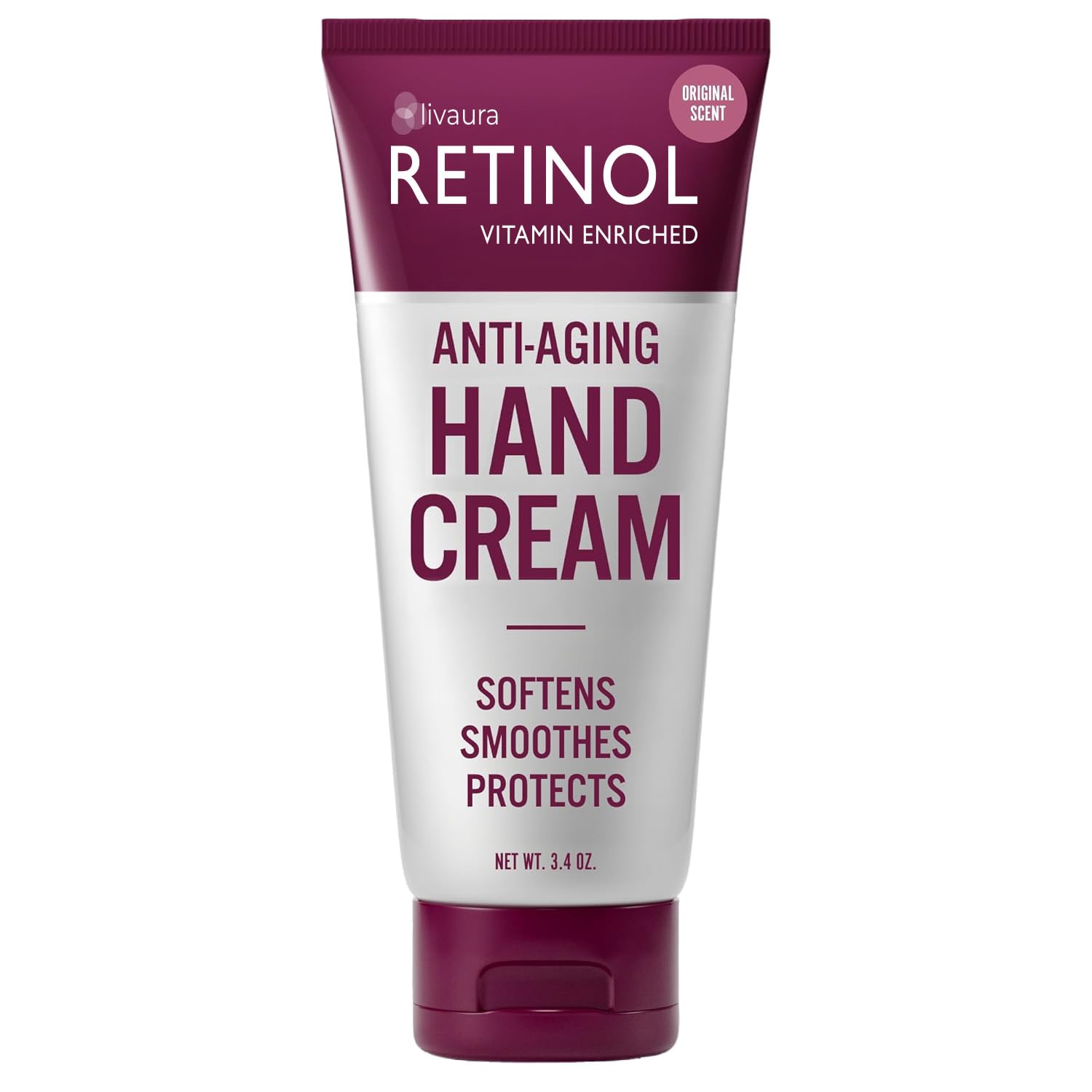 Retinol Anti-Aging Hand Cream – The Original Retinol Brand For Younger Looking Hands –Rich, Velvety Hand Cream Conditions & Protects Skin, Nails & Cuticles – Vitamin A Minimizes Age’s Effect on Skin