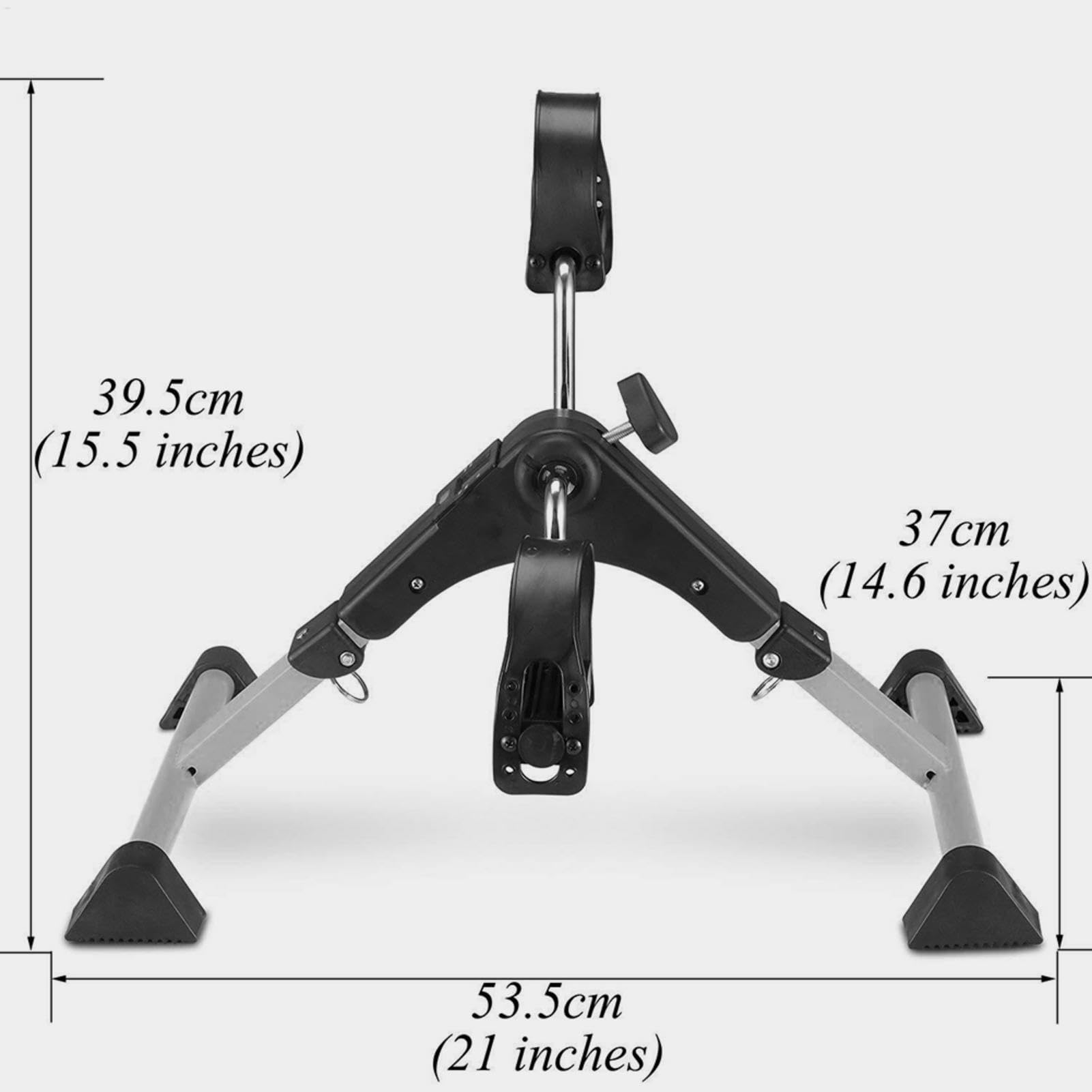 Pedale per esercizi sotto la scrivania, con monitor LCD, attrezzatura per il fitness, con display, palestra regolabile per ciclismo, riabilitazione per anziani a casa | il fitness, con display, palestra regolabile per ciclismo, riabilitazione per anziani