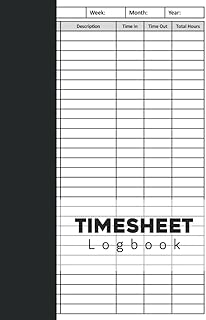 Daily Timesheet Log Notebook; Employee, Truckers, Projects, Work hours or General Activity log for 3.5 Years