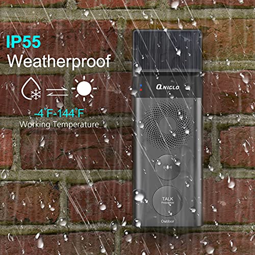 QNIGLO Citofono Senza Fili Microfono, Citofono