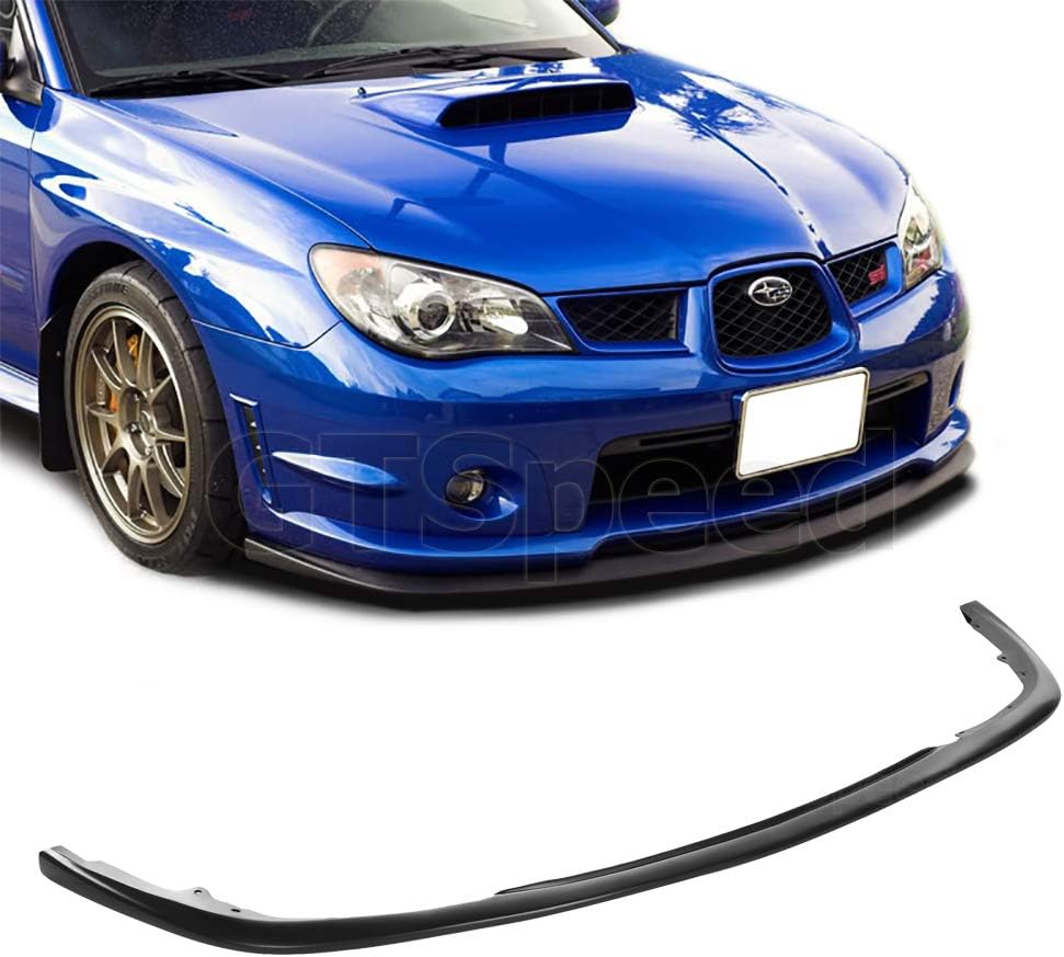 [GT-Speed] Compatible/Replacement for CS1 Style PU Front Bumper Lip, 2006-2007 Subaru Impreza WRX STI S204