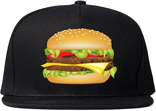 Burger Chest Snapback Hat Cap