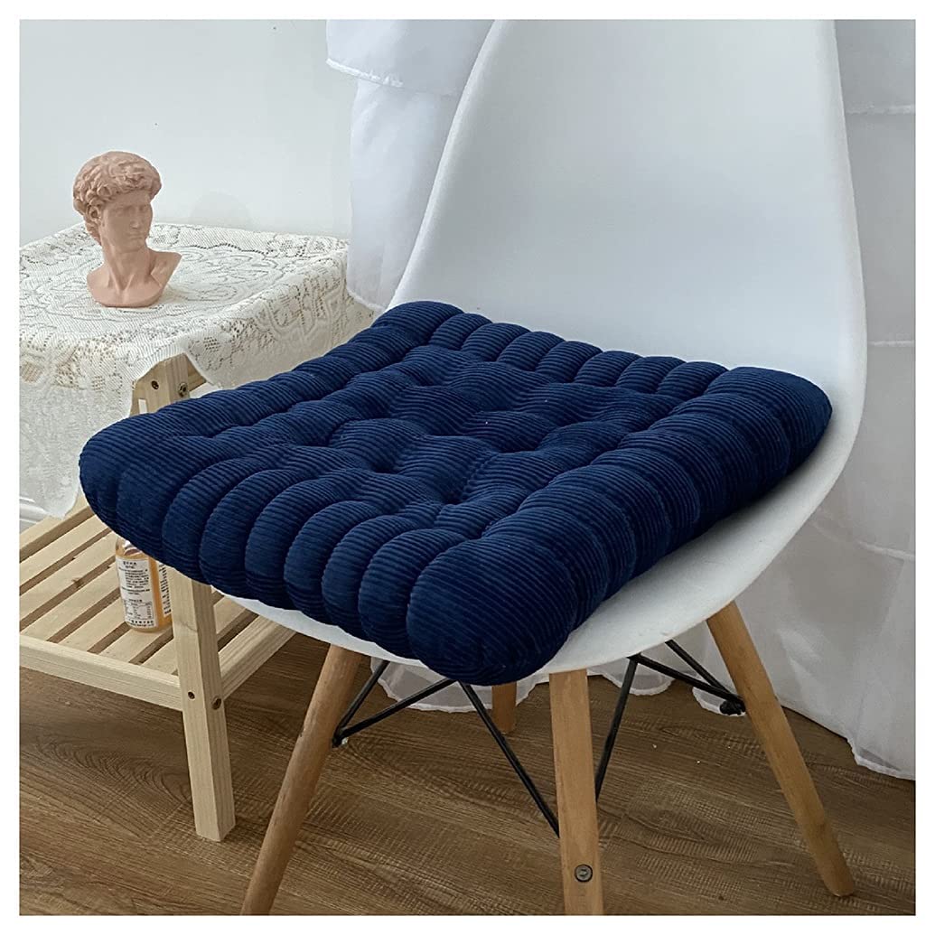 Coussin de siège velours côtelé épais contre le mal de dos sur les chaises de bureau