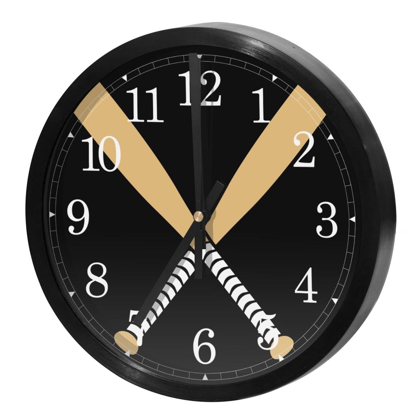 Horloge murale silencieuse sans tic-tac à piles pour bureau et école