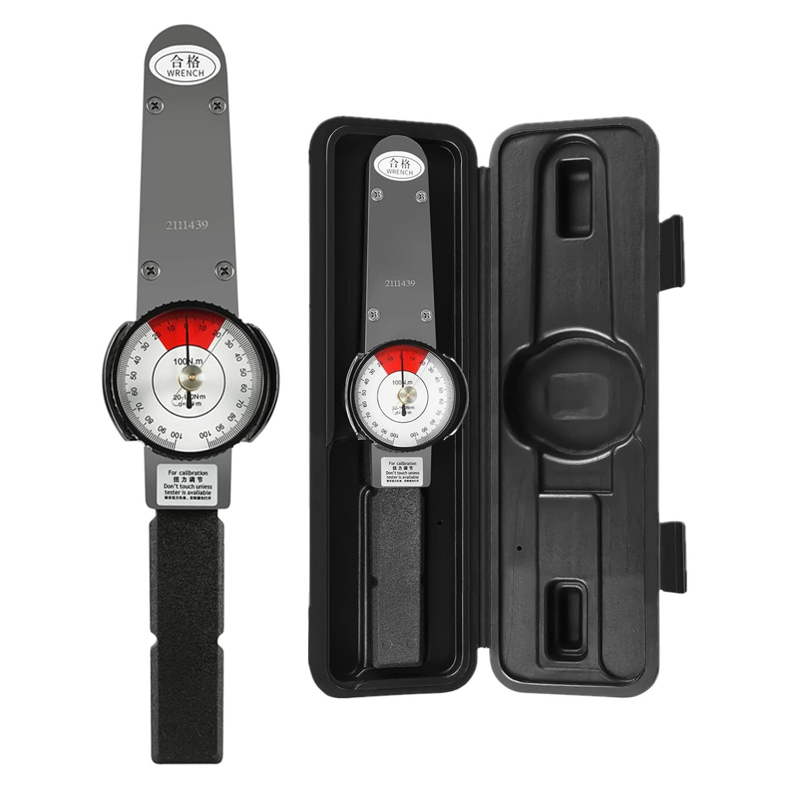 Drehmomentmesser mit Doppelzeiger, für Autoreparatur, mit ± 3 % präziser und Memory-Funktionalität, gewählter Drehmomentschlüssel