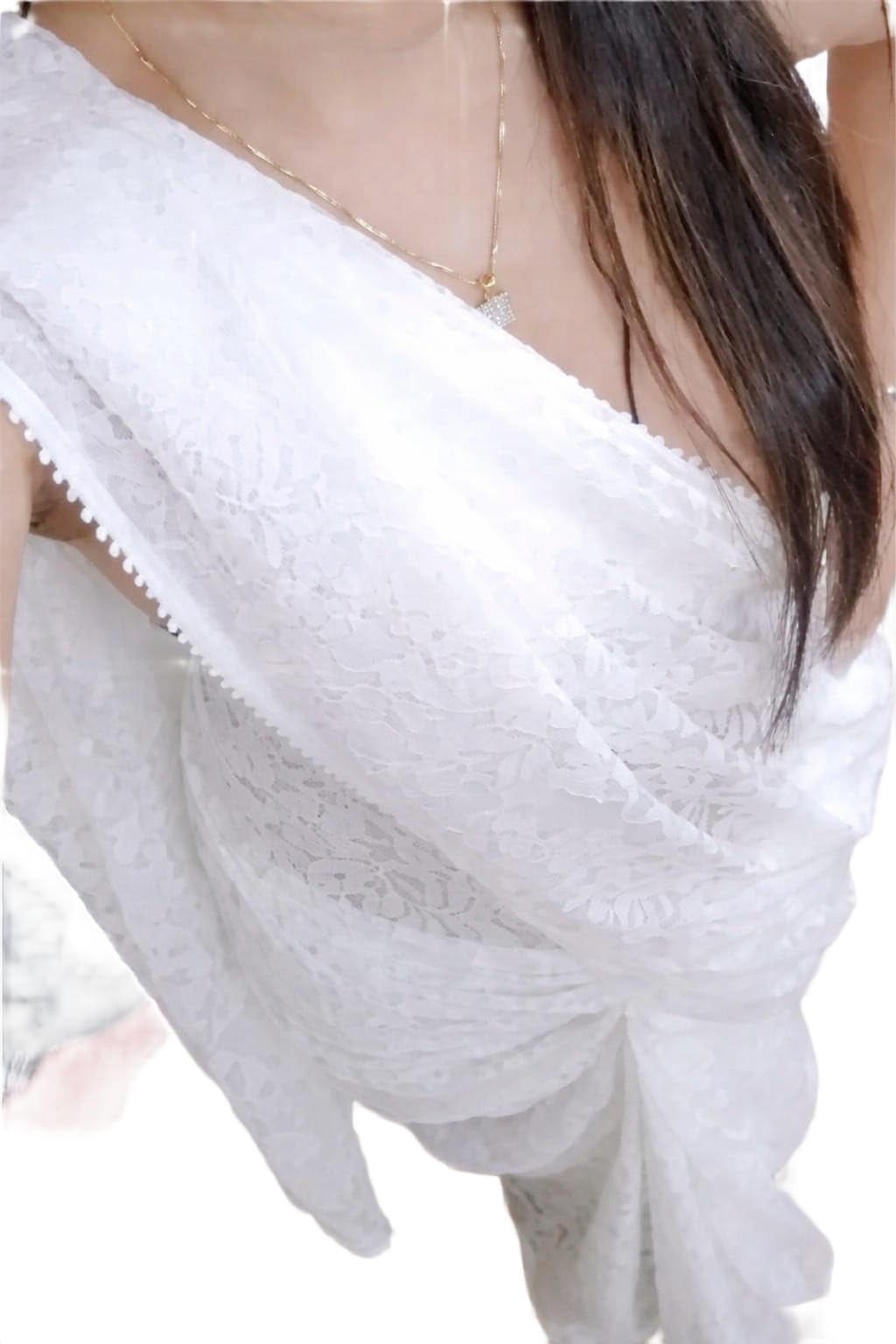 Net Saree for Women_(Net White_NL)-image-8