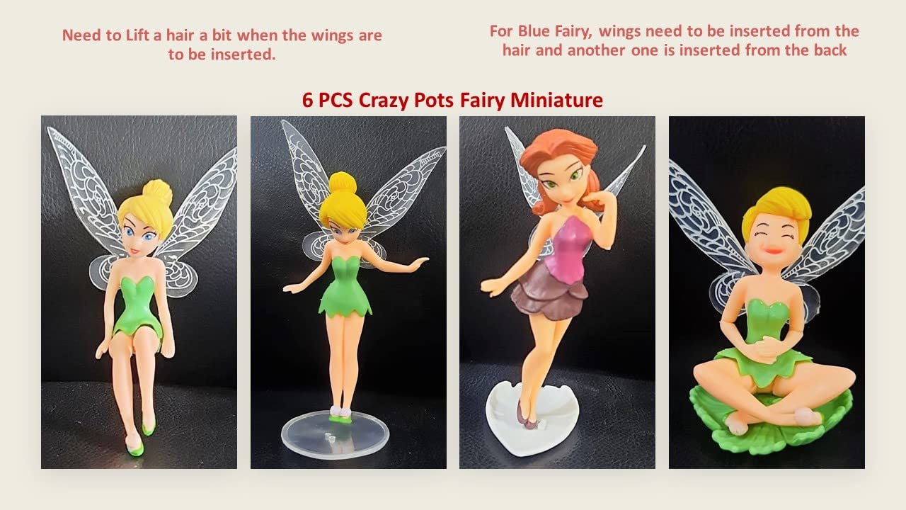 Crazy Pots Miniatures Flower Fairy Princess Garden Decoration
