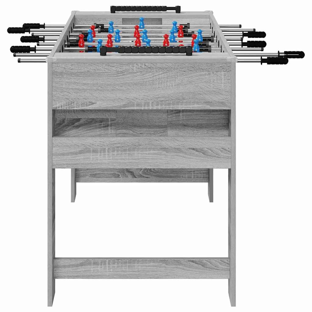 Genérico Mesa de Futbolín Gris Sonoma 125 x 60,5 x 80 cm,Deportes,Juegos de Interior,Futbolín,Mesas de futbolín-858889
