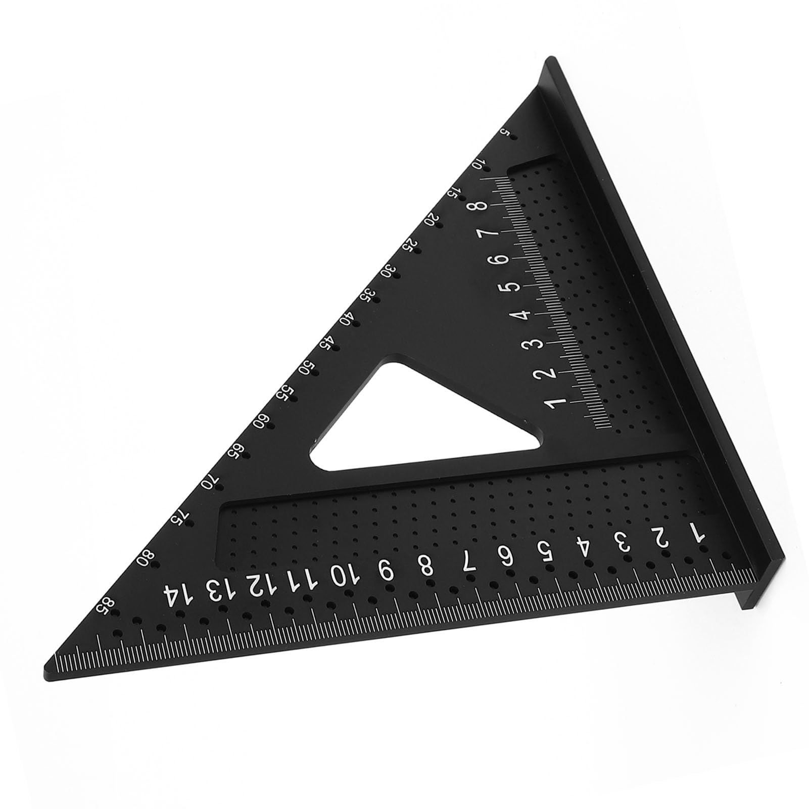 Fabater Adjustable Aluminum Alloy Rafter Square Protractor for Woodworking, Engraved Scale Layout Tool for Carpenter, 1 X Rafter Square – Enthusiasts