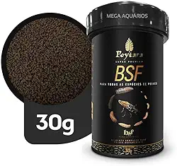 Poytara BSF 30g ração peixe c/proteína de larva de mosca