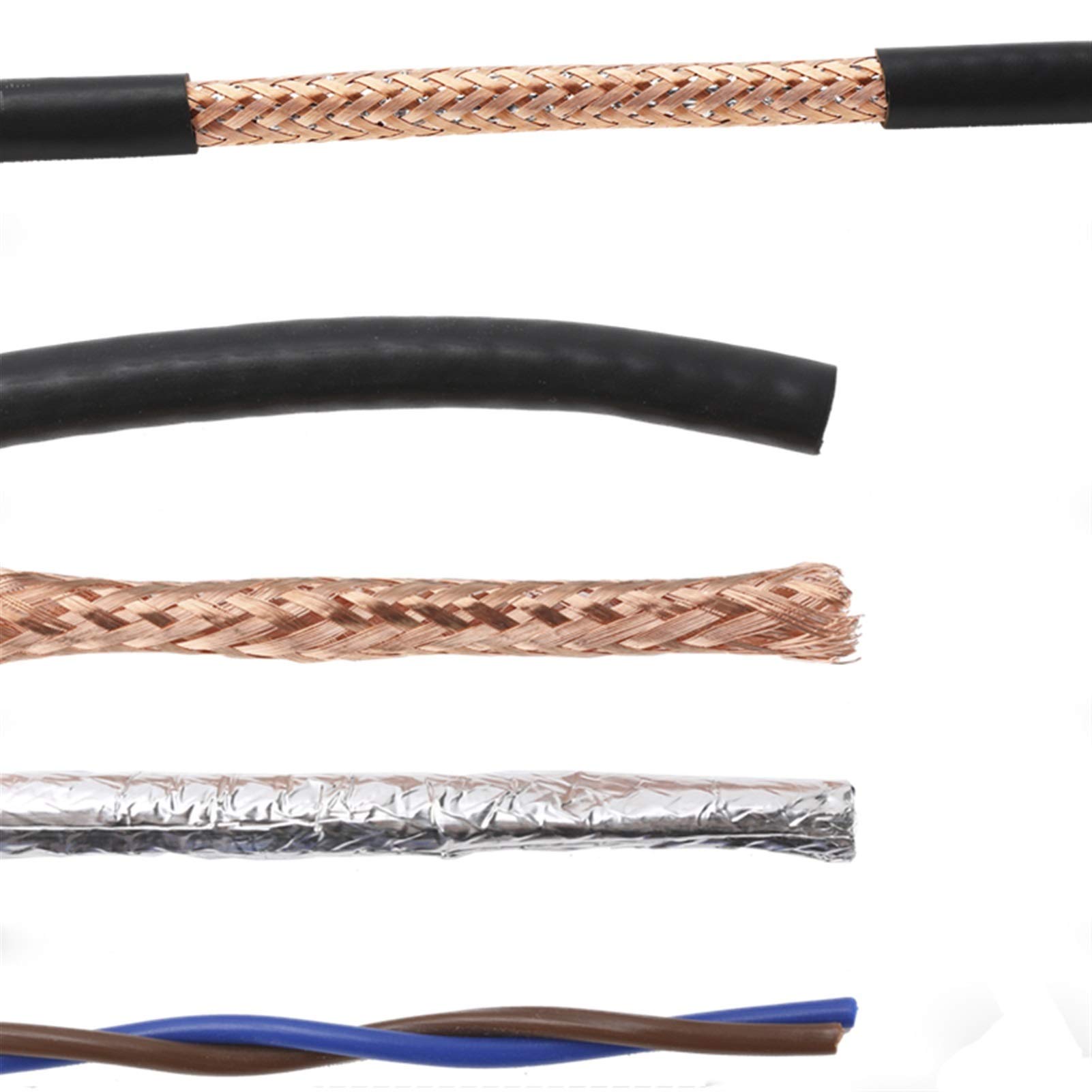 Cavo Ethernet, 5 metri, 6, 7, 8, 10, 12 pin, 0,3/0,5/0,75/1/1,5 mm, cavo di segnale audio, cavo elettrico flessibile (1 mm, 7 pin) (0,5 mm 7 pin)