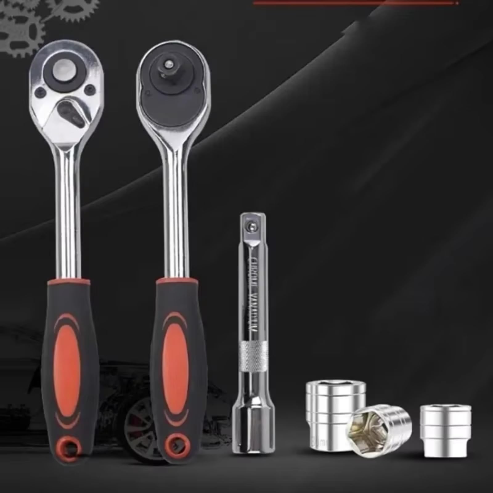 Kit di chiavi a cricchetto Set Da 61 Pezzi Set Strumenti Combinati Cassetta Degli Attrezzi Auto Chiave Combinata Per Manutenzione Cassetta Degli Attrezzi Manuale Per La Casa