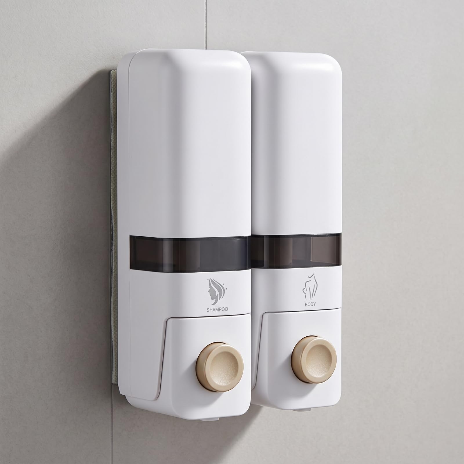 Dispenser di Sapone con Montaggio a Parete senza Dispenser di Sapone da Parete Semplice Dosatore a Pompa a per Hotel