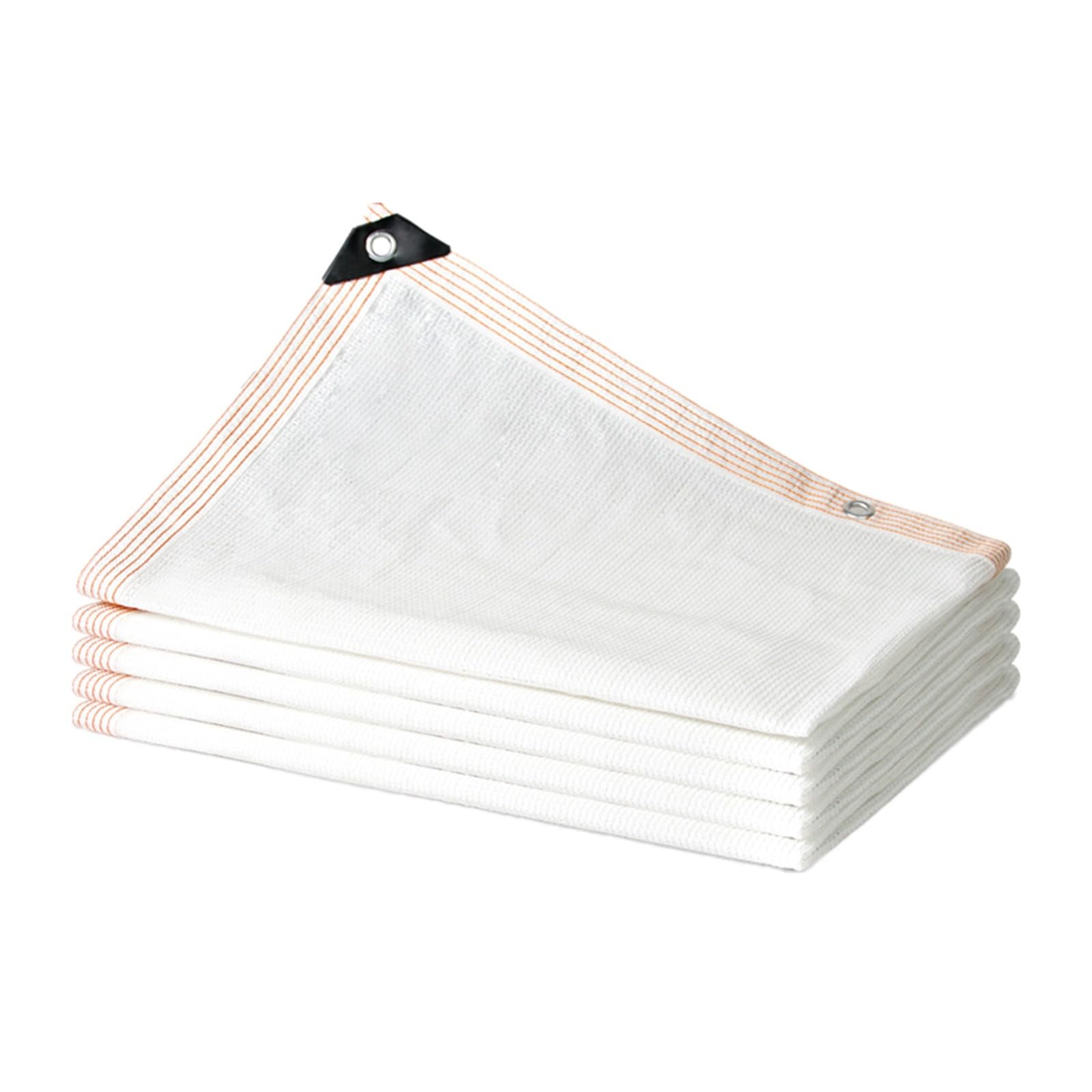 Filet d'ombrage blanc portable pour toiture et jardin