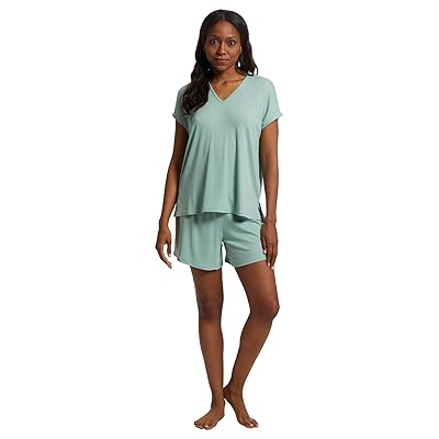 N by Natori Soothe Short Sleeve Short Set Women