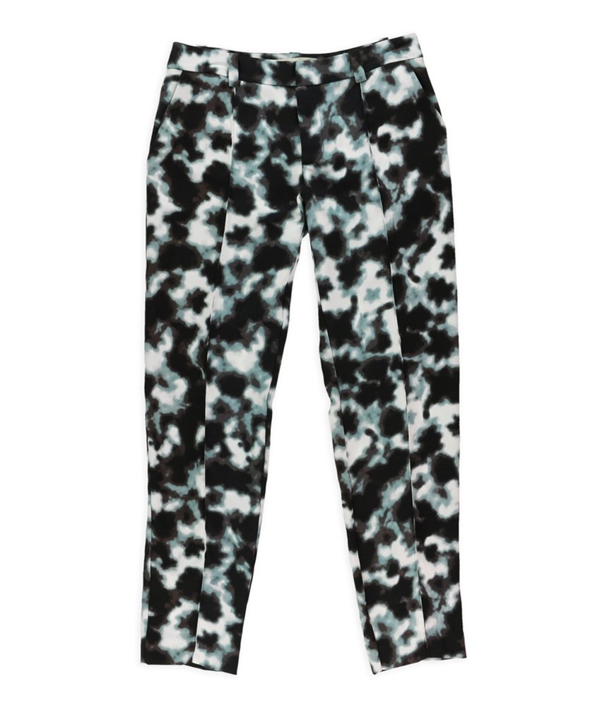 Rachel Roy Womens Tie Dye Casual Trouser Pants Black 0