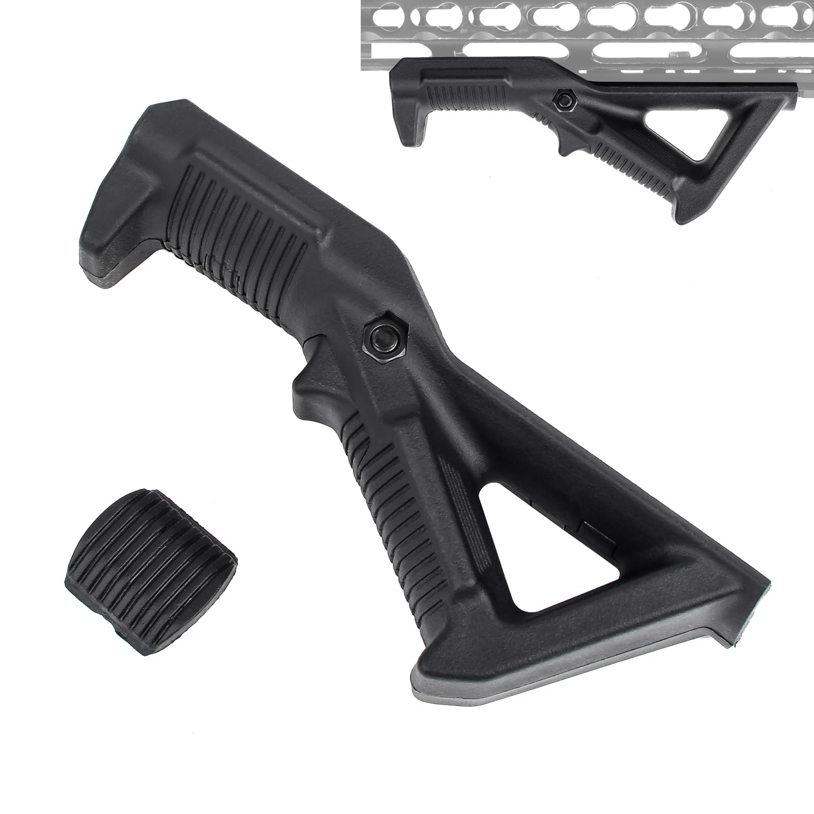 SBGJMY AFG1 AFG2 Angled Foregrip,Front Grip for 20mm Picatinny Rail System Non-slip Triangle Front Grip