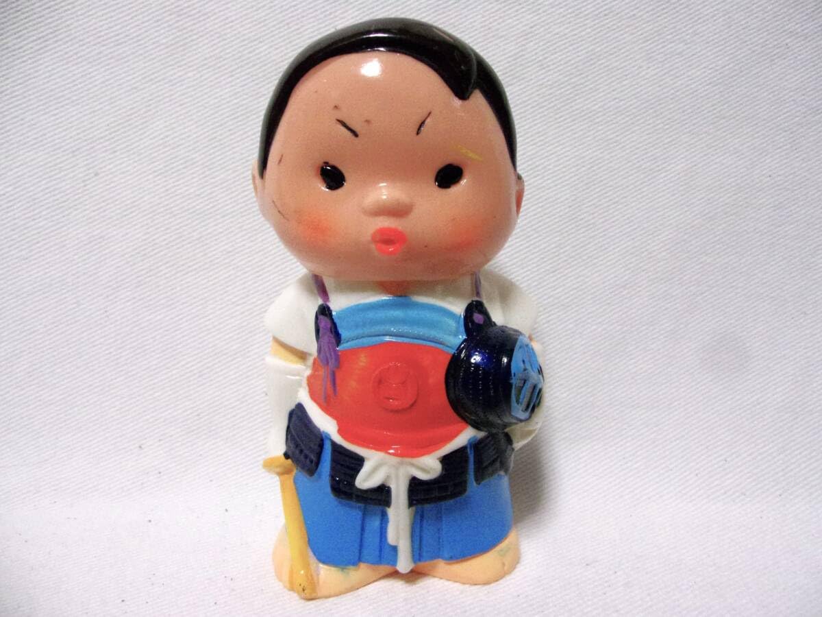 Amazon.co.jp: 昭和レトロ当時物 岩手銀行キャラクター剣道 がんちゃん