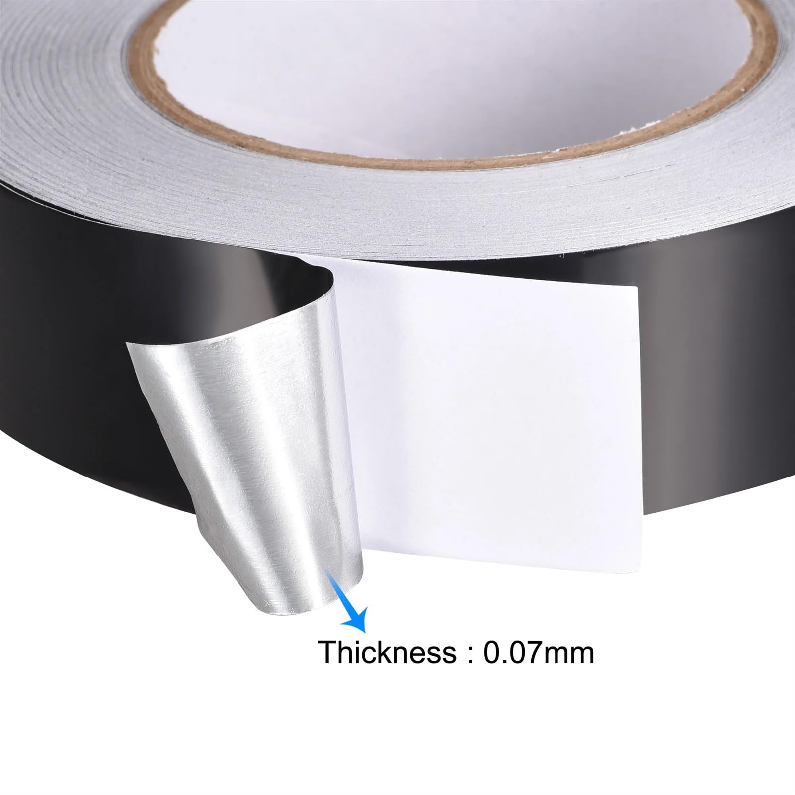 Aluminum Foil Tape | Black 10-50mm x 50m for Sealing Wires and Pipes: Aluminum Foil Tape(40mm)