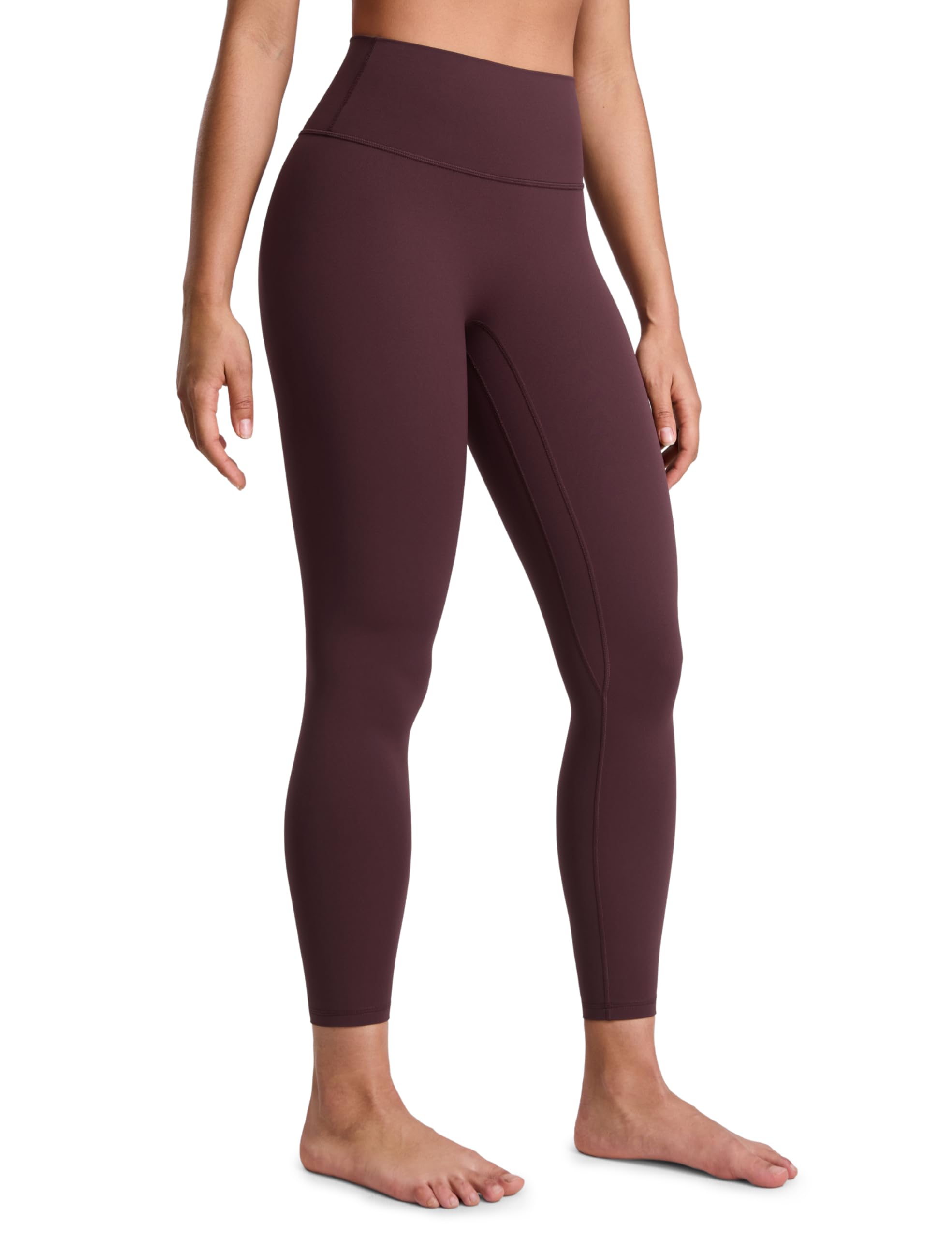 CRZ YOGA Damen SculptAir Keine Vordere Naht Yoga Leggings - 64cm Hohe Taille Sporthosen Workout Pilates Athletic Lässig Buttery Weich Yogaleggings