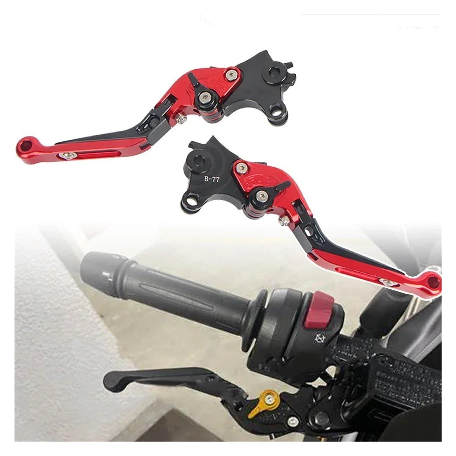 Kit di Montaggio della Leva Per BMW Per R1200 1250 GS LC GS1200 Adv R1250GSA Manubrio Per Moto Leva Di Controllo Freno Frizione Pieghevole(D)
