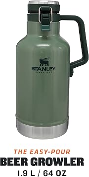 STANLEY Classic Easy-Pour Growler 1.9l / 64oz Hammertone Green