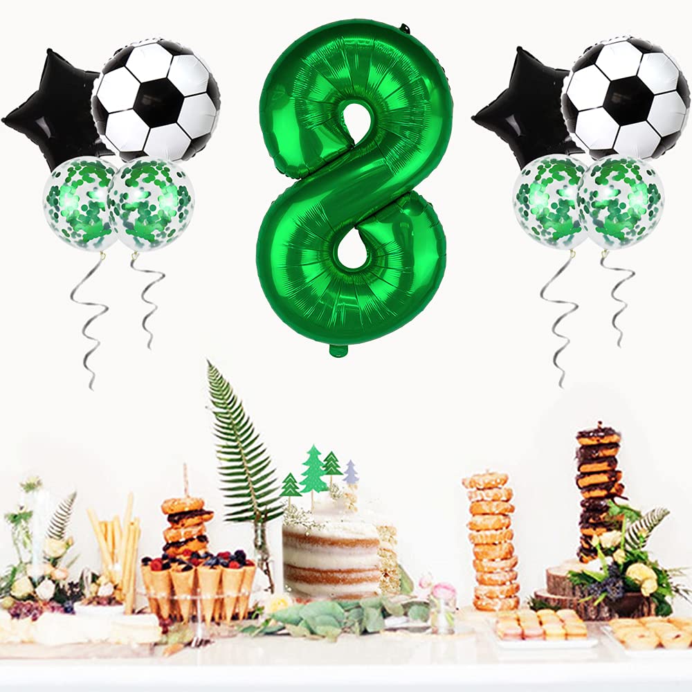 Kit Décoration Anniversaire Hélicoptère - Ballons Aluminium Chiffre 6, Étoiles, Confetti Pour Garçon