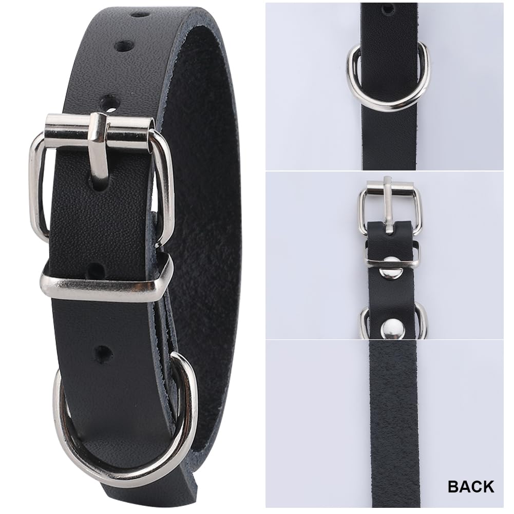 4 Cinghie Di Estensione In Pelle PU Con Fibbie Metalliche – Regolabili, Marrone Scuro – Per Kilt, Bici, Fai Da Te - 2