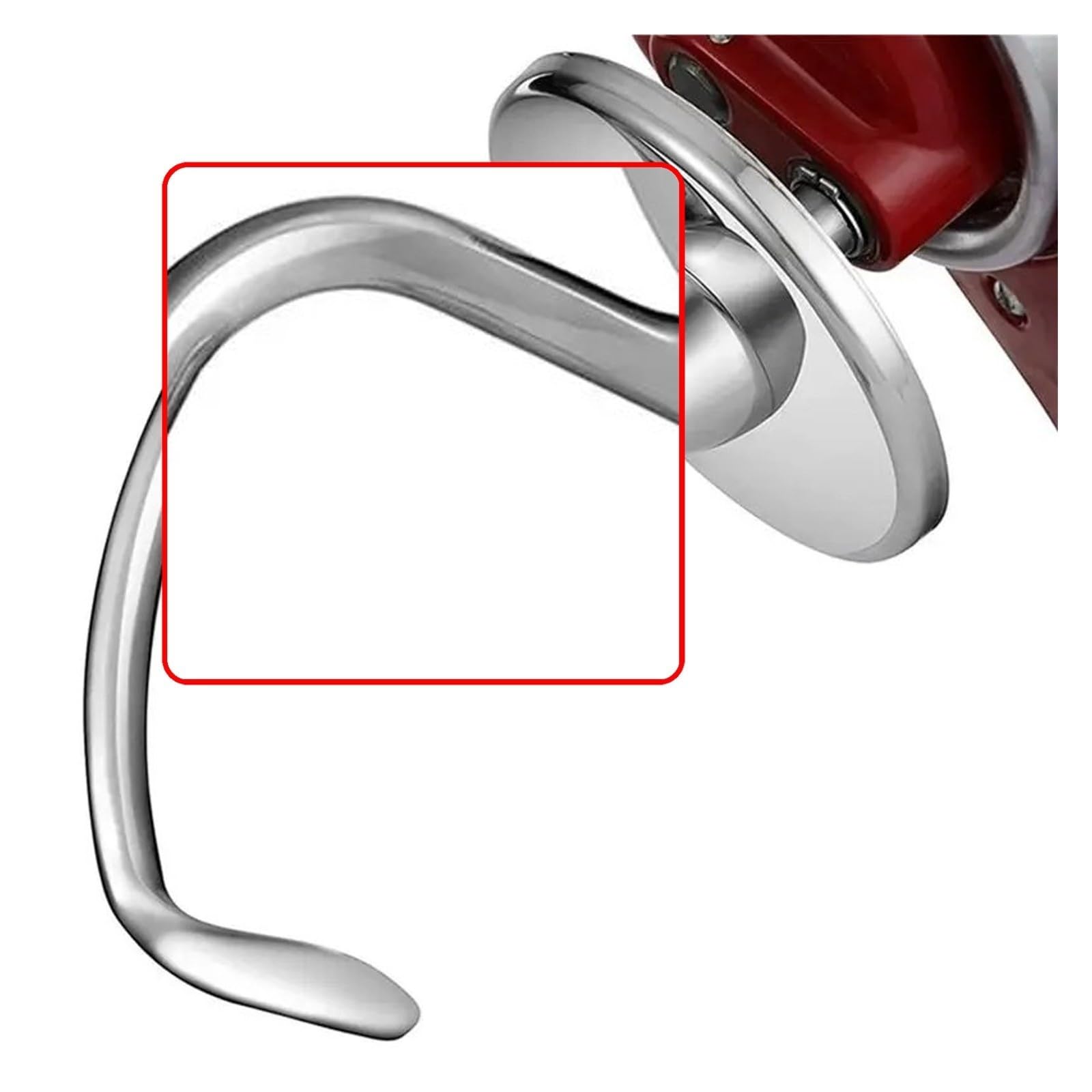 ABBZ-2X Attacco for Gancio for Impastare In Acciaio Inossidabile, Compatibile Con Kitchenaid, Robot Da Cucina Con Testa Inclinabile Da 4,5-5 Litri, Parti Di Ricambio Ganci for Pane