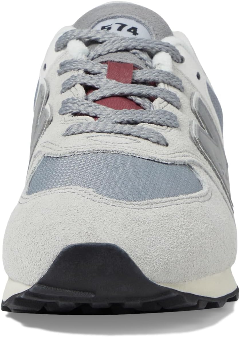 New Balance Kids 574 V1 70s Racing Lace-up Sneaker, RAINCLOUD/Shadow Grey, 6 W Big Kid (8-12 Years) - Image 7
