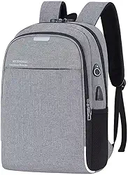 Mochila para Notebook 15.6' – Casual e Executiva - USB Integrado, Passa-Fio para Fone, Antifurto e Confortável – Perfeita para Trabalho, Faculdade e Viagens